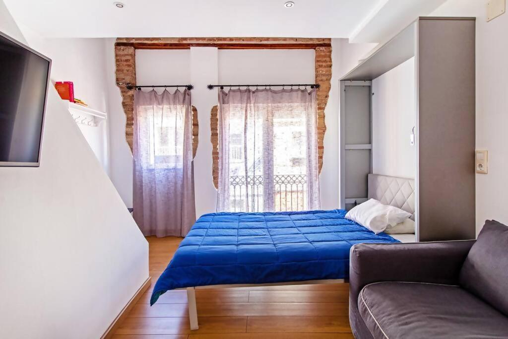 Estudio con terraza privada para disfrutar el sol Valencia Exterior foto